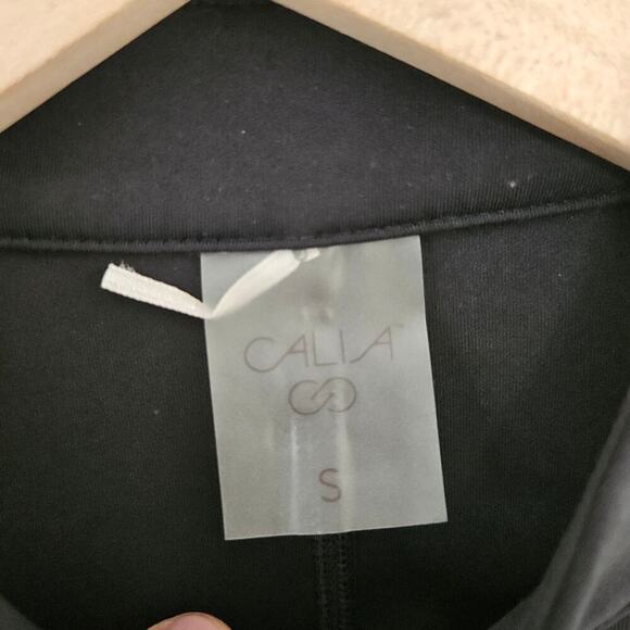 Calia Half Zip‎ Pullover S Black Workout Shirt Top - Picture 4 of 6